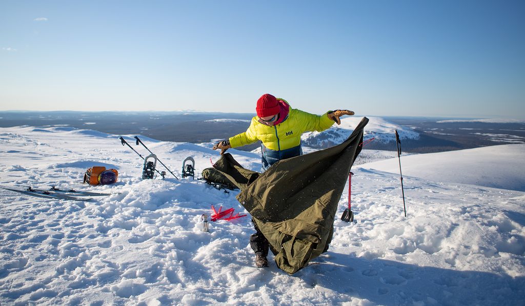 Kuukkeli - Nuuskamuikkusena Ylläksen huipulla