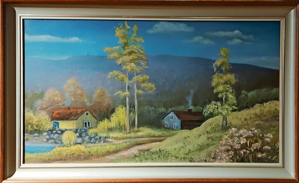 Kuukkeli - Reidarin lapsuudenystävän Enni Ilona Brännströmin taidetta  esillä Särestön kahvilassa